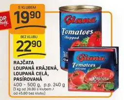 Flop RAJČATA LOUPANÁ KRÁJENÁ 400- 500 g. p.p. 240 g nabídka