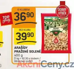 Flop ARAŠÍDY PRAŽENÉ SOLENÉ 400g nabídka