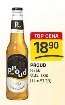 Flop PROUD ležák 0,33l nabídka