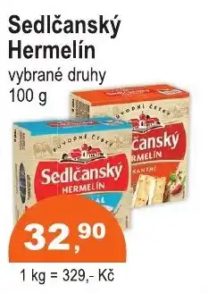 COOP DISKONT Sedlčanský Hermelín nabídka