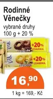 COOP DISKONT Rodinné Věnečky nabídka