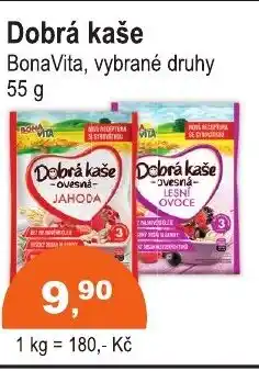 COOP DISKONT BONAVITA Dobrá kaše nabídka