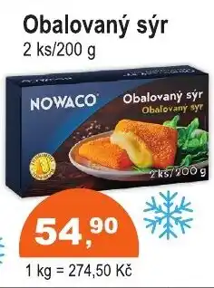 COOP DISKONT NOWACO Obalovaný sýr nabídka