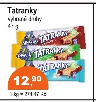 COOP DISKONT OPAVIA Tatranky nabídka