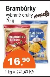 COOP DISKONT Brambůrky nabídka