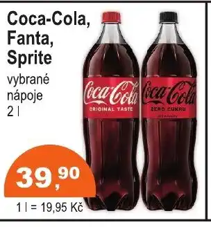 COOP DISKONT COCA-COLA, FANTA, SPRITE nabídka