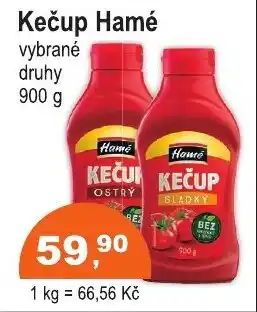 COOP DISKONT Kečup Hamé nabídka