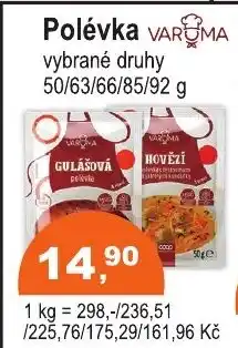 COOP DISKONT Polévka nabídka