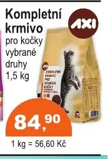 COOP DISKONT AXI Kompletní krmivo nabídka