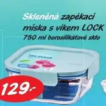 COOP DISKONT Skleněná zapékací miska s víkem LOCK nabídka