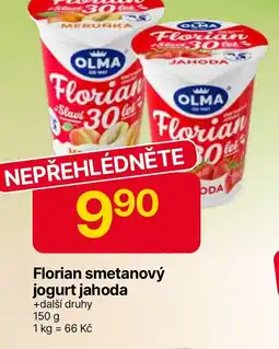 Hruška OLMA Florian smetanový jogurt jahoda nabídka