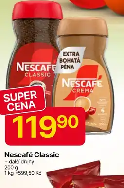 Hruška Nescafé Classic nabídka