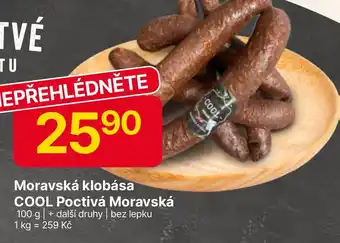 Hruška Moravská klobása COOL Poctivá Moravská nabídka