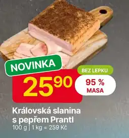 Hruška Královská slanina s pepřem Prantl nabídka