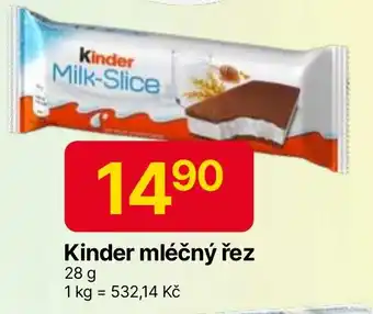 Hruška Kinder mléčný řez nabídka