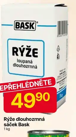 Hruška BASK Rýže dlouhozrnná sáček nabídka