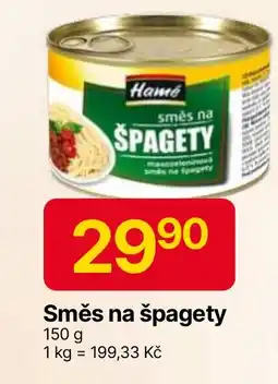 Hruška Směs na špagety nabídka