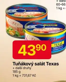 Hruška Tuňákový salát Texas nabídka