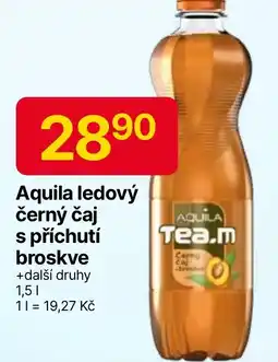 Hruška Aquila ledový černý čaj s příchutí broskve nabídka