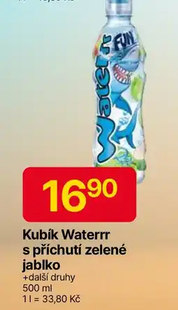 Hruška Kubík Waterrr s příchutí zelené jablko nabídka