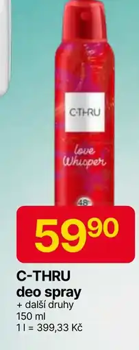 Hruška C-THRU deo spray nabídka