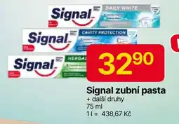 Hruška Signal zubní pasta nabídka