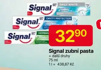 Hruška Signal zubní pasta nabídka