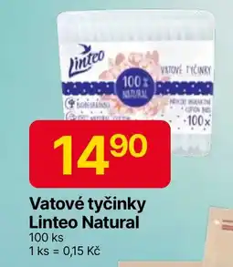 Hruška Vatové tyčinky Linteo Natural nabídka