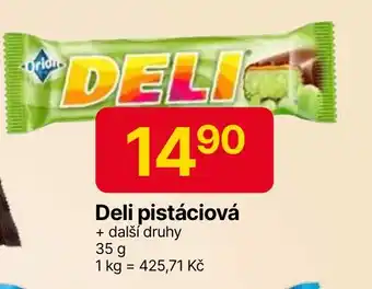 Hruška Deli pistáciová nabídka