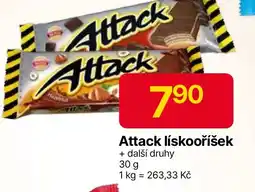 Hruška Attack lískooříšek nabídka