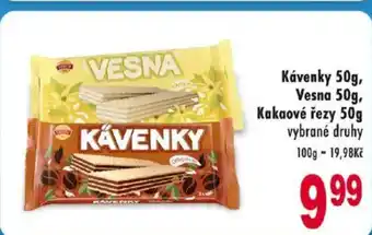 Qanto Kávenky, Vesna, Kakaové řezy nabídka