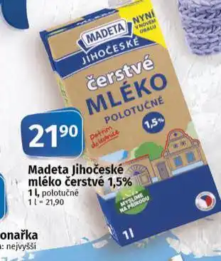 Coop Trvanlivé mléko 1,5% nabídka