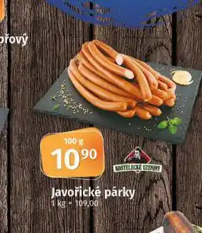 Coop Javořické párky nabídka