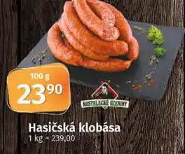 Coop Hasičská klobása nabídka