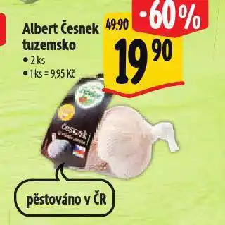 Albert Česnek tuzemsko nabídka