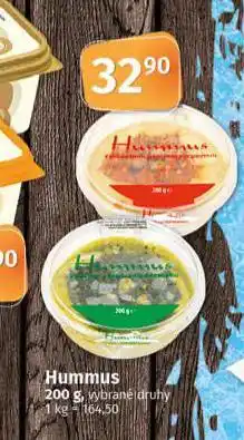 Coop Hummus nabídka