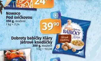 Coop Dobroty babičky kláry játrové knedlíčky nabídka