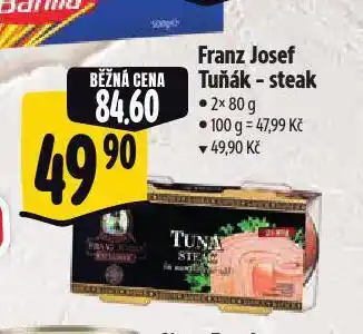 Albert Fanz josef tuňák - steak nabídka