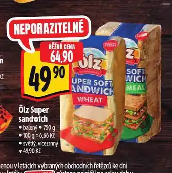 Albert Ölz super sandwich nabídka