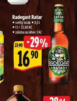 Albert Pivo radegast ratar nabídka