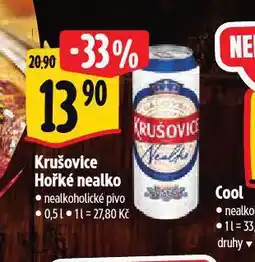 Albert Krušovice hořké nealko nabídka