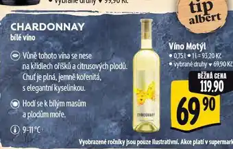 Albert Chardonnay nabídka