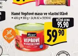 Albert Hamé vepřové maso ve vlastní šťávě nabídka