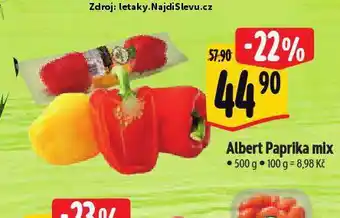 Albert Paprika mix nabídka