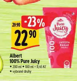 Albert 100% pure juicy nabídka