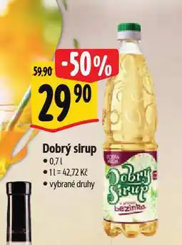 Albert Dobrý sirup nabídka