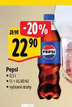 Albert Pepsi 0,5l nabídka