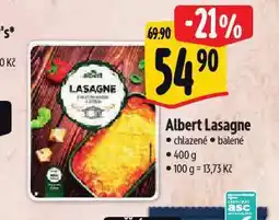 Albert Lasagne nabídka