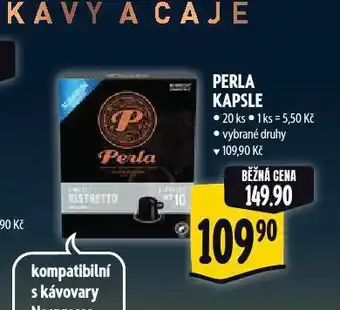 Albert Perla kávové kapsle nabídka