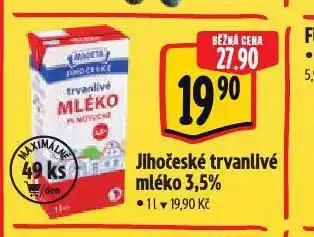 Albert Jihočeské trvanlivé mléko nabídka